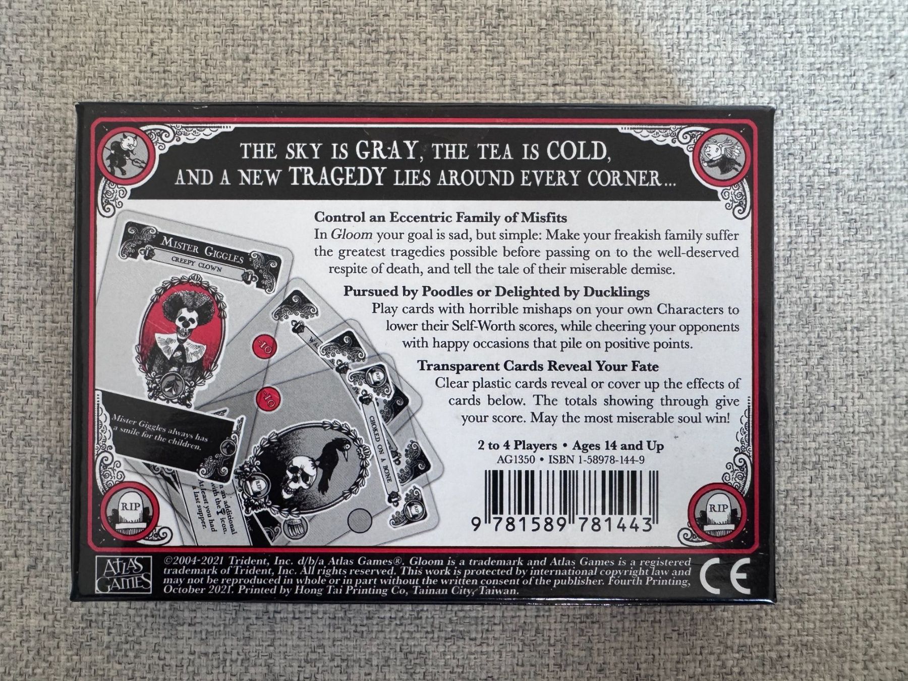 Spiele: Gloom, 2nd Edition - EN – Neu (gemäss Beschreibung) aus Basel von liz_kqf6 1