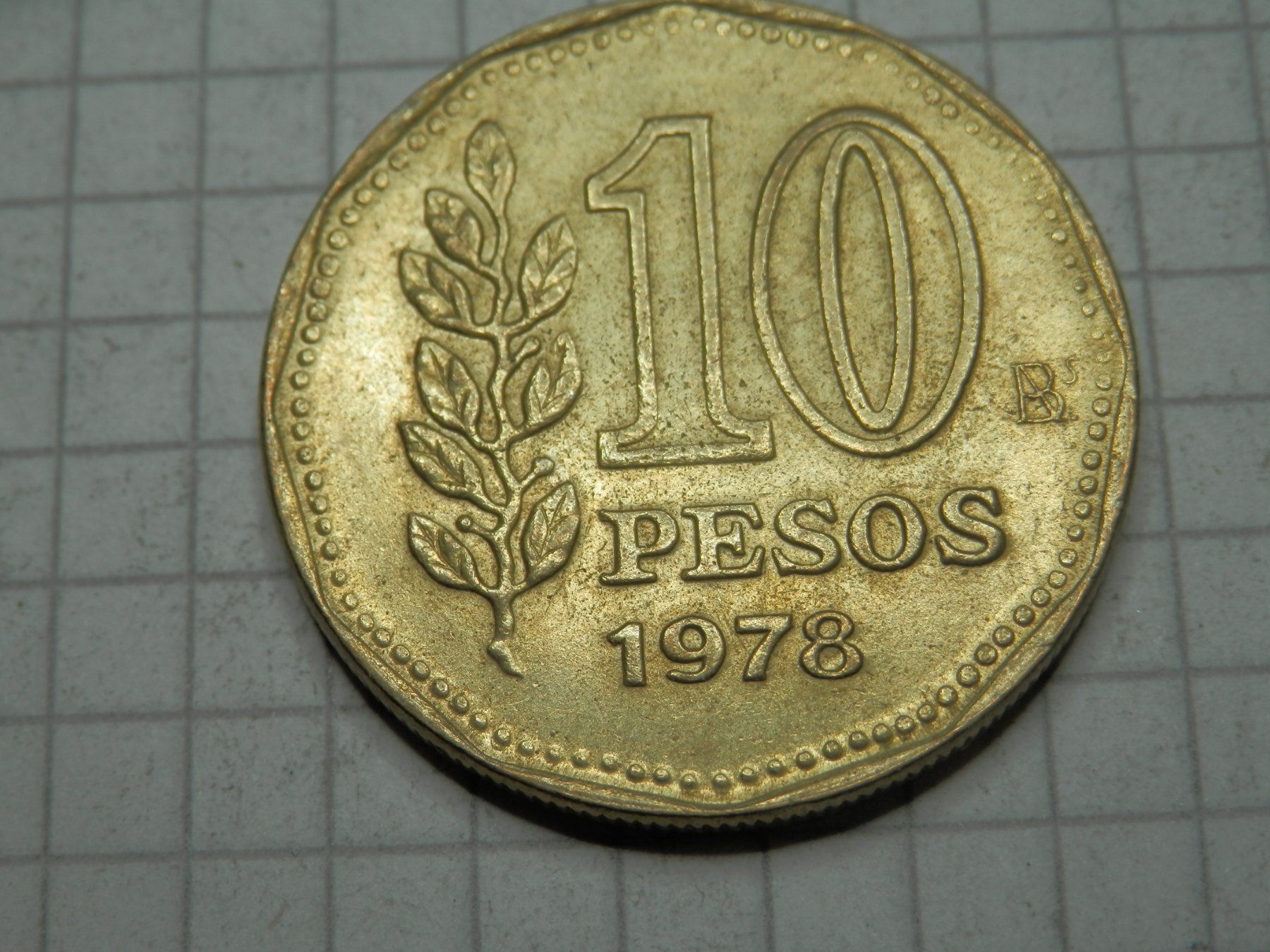 Tutti le monete: Argentinien  10 Pesos, 1978 – Usato da Weiach venduto da weiach81 1
