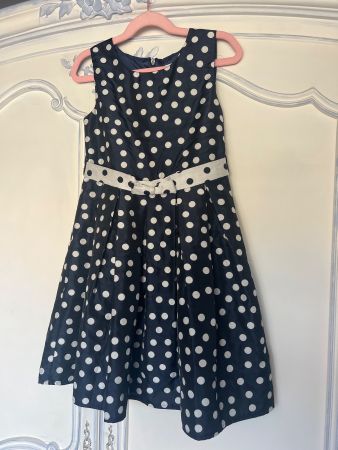 Sommerliches Punktkleid von Happy Girls, Grösse 122