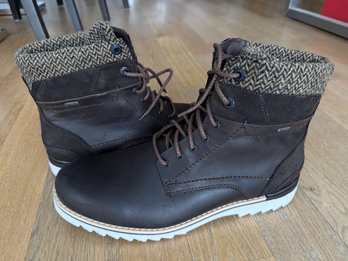 Scarpe da uomo: FRETZ Men Gore-Tex Leder Winter Boots, Gr 45 – Nuovo e nell'imballaggio originale da Reinach AG venduto da innamac 1