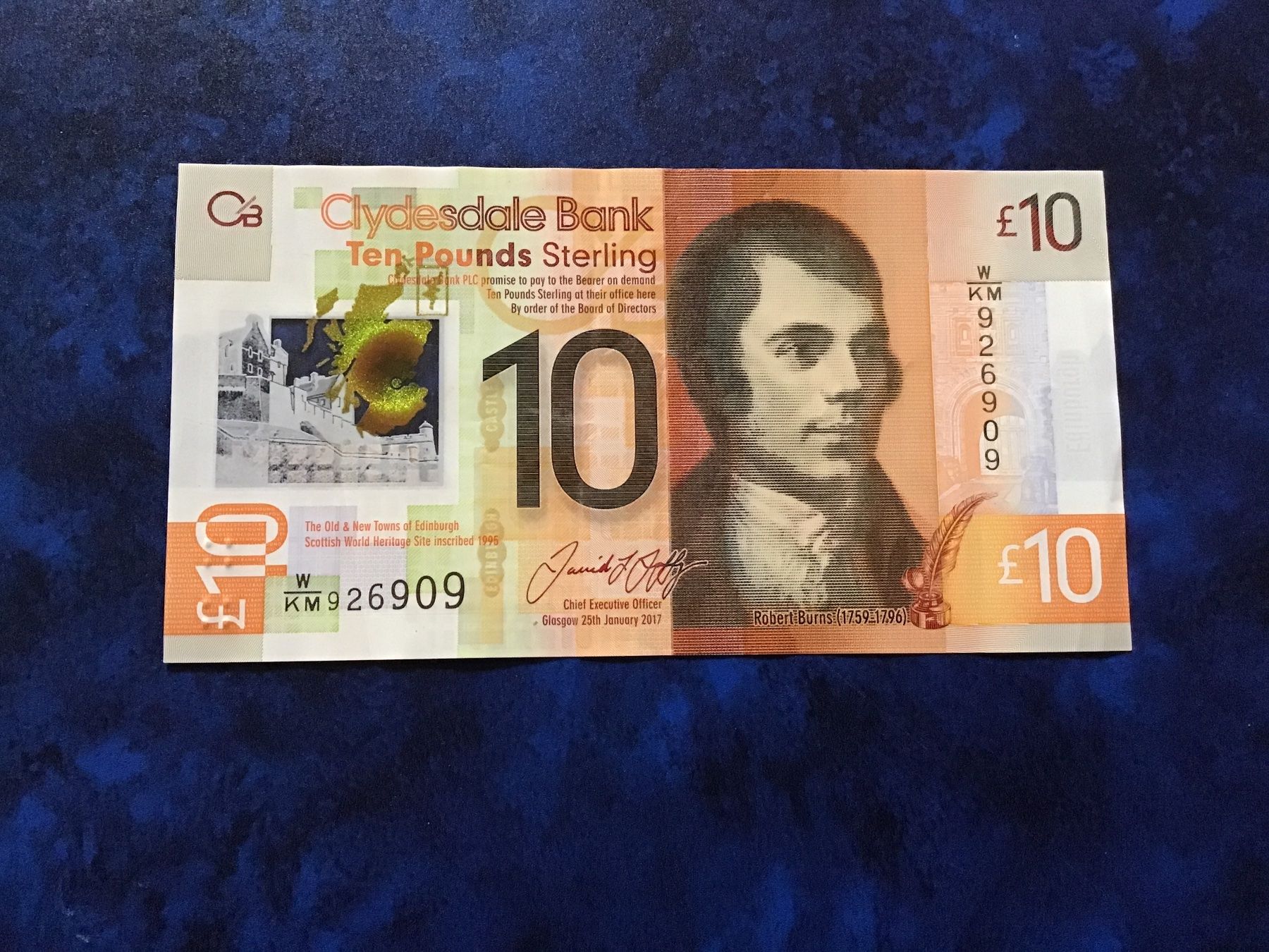 Banconote: Schottland 10 Pounds 2017 – Usato da Urtenen-Schönbühl venduto da banknote08