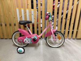 Kinderfahrrad mit Stützrädern von Decathlon zu verkaufen