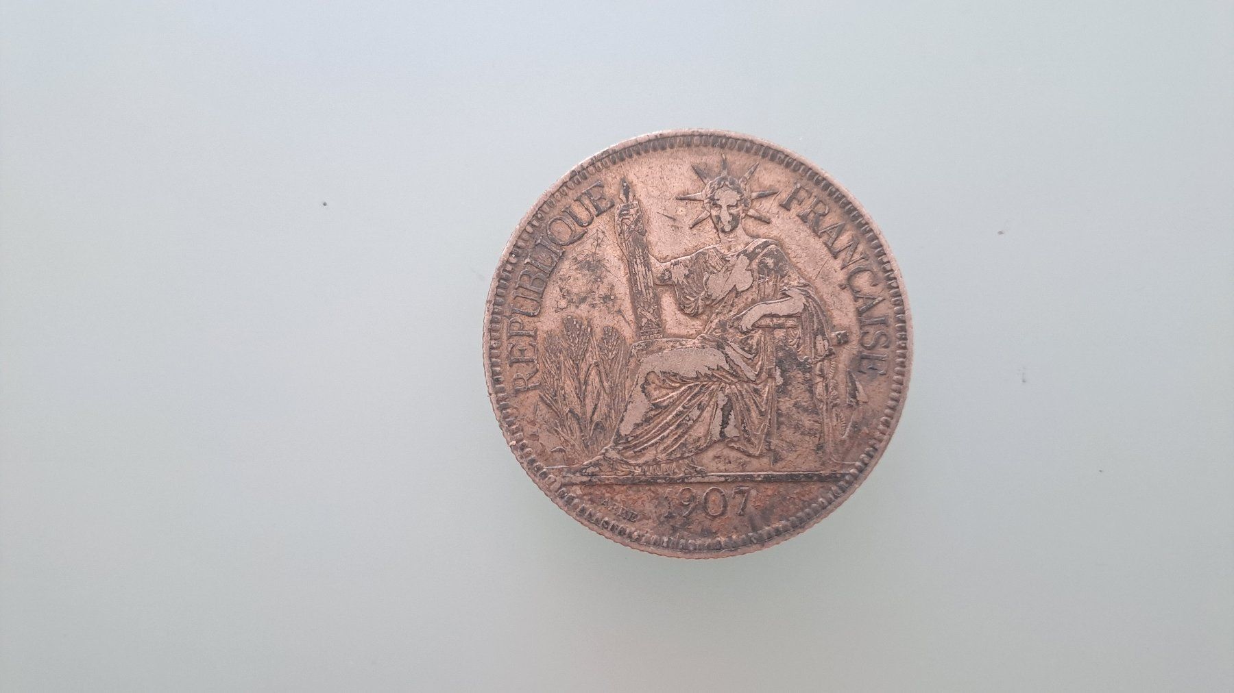 Tutti le monete: Piastre de Commerce, 1907, Silber 900/1000 – Usato da Caslano venduto da Welaberg 1