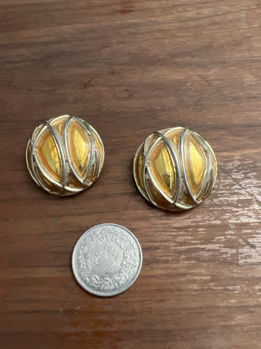 Orecchini pendenti & Orecchini a lobo: Elegante Vintage Ohrclips – Usato da Basel venduto da oppo99