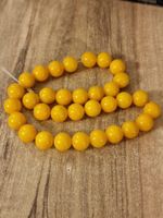 1 Strang Natürliche Gelbe Persische Jade Perlen 12 mm