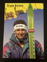 Bruno Kernen Autogramm Skikarte Volkl mit Unterschrift 59 Ze