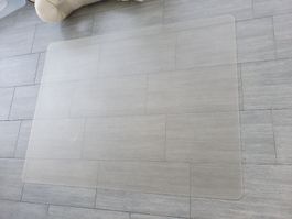 Bodenstuhlmatte Schutzmatte transparent 90x120cm 