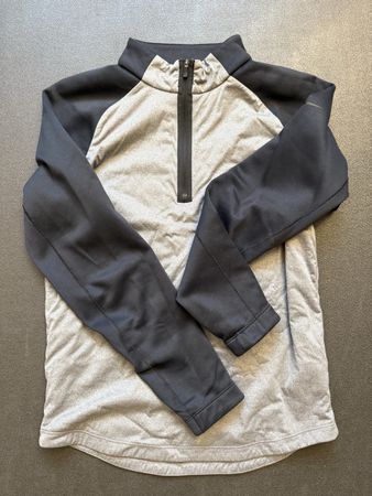Nike kids Golf thermal Pullover - Grey & Black - Size S