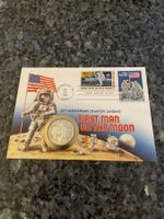 Numisbrief First Man On The Moon 999 Silber