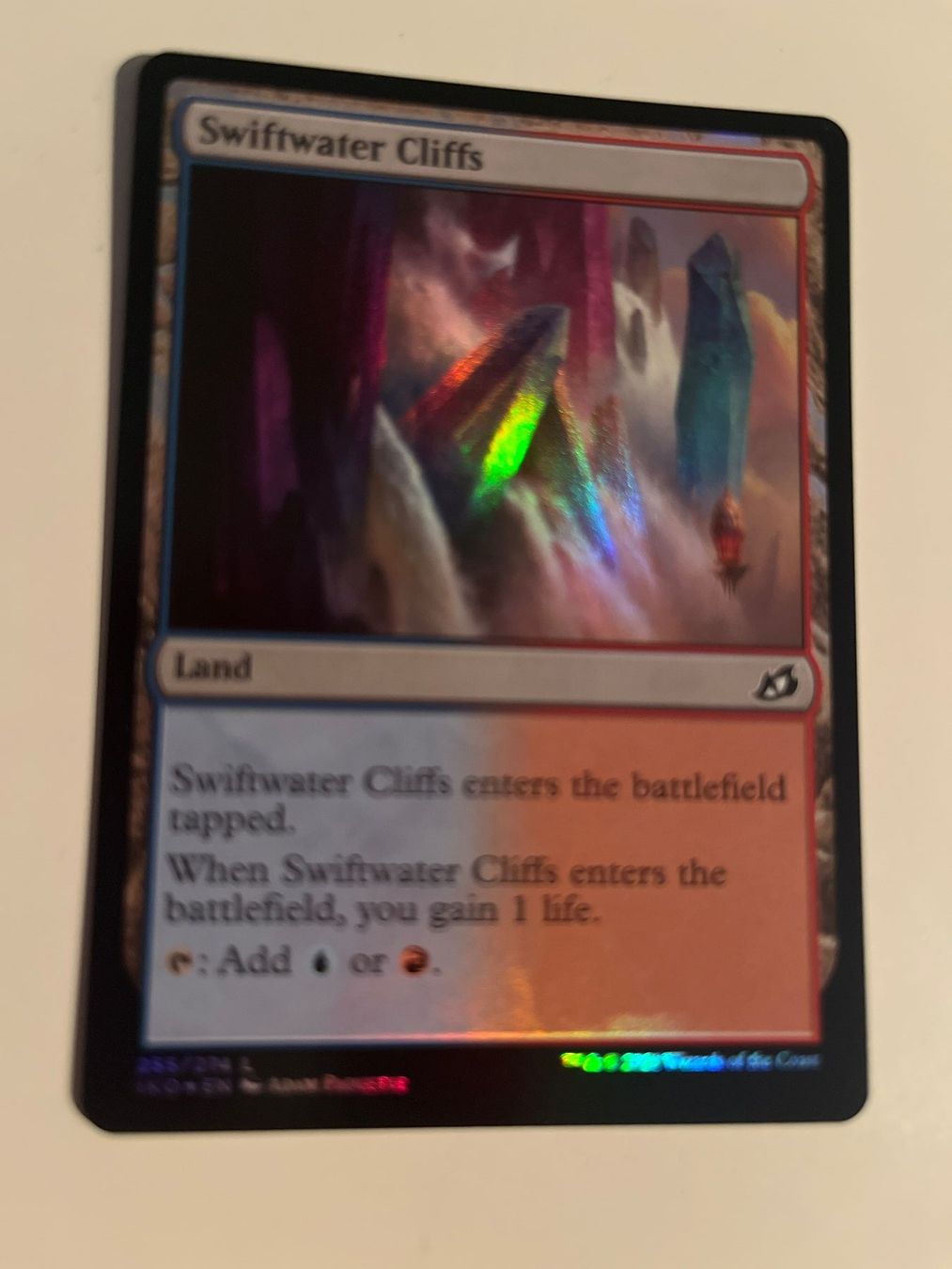 Magic The Gathering Sammelbilder & Trading cards: 1 x Swiftwater Cliffs - FOIL - Magic: The Gathering - MtG – Gebraucht aus Kriens von Shadi1980