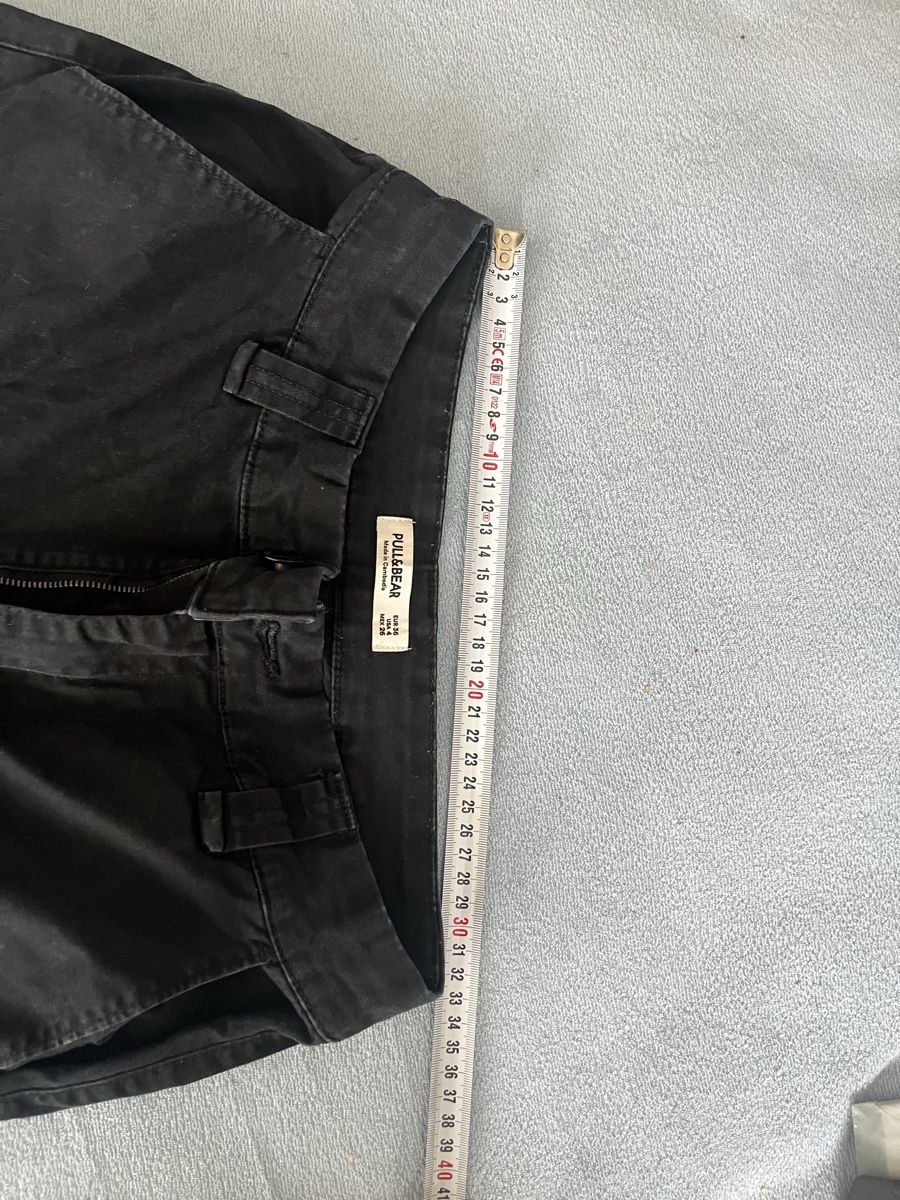 Pantaloni: Pull&Bear Hose, schwarz, Gr. 36, Top Zustand – Nuovo (secondo la descrizione) da Olten venduto da sae_82z2 3