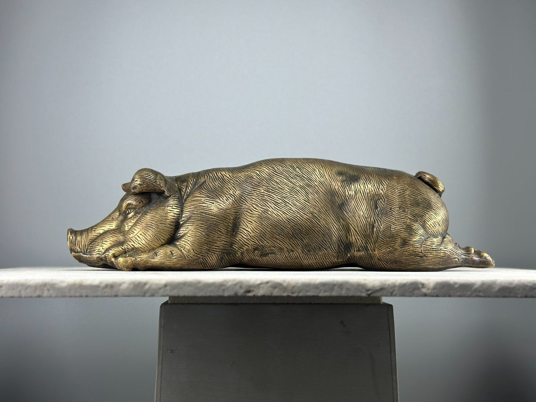 Sculptures & Statues: Statue de cochon en bronze – Neuf (Voir description) à Lausanne par Toko_Lausanne