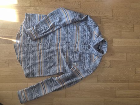 Vintage Style Irie Daily shirt. Autumn colours, size L