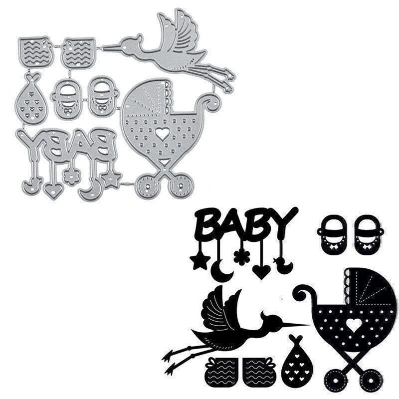 Schablonen: BABY SET STANZSCHABLONE – Neu und originalverpackt aus Affoltern am Albis von scrapbooking 3