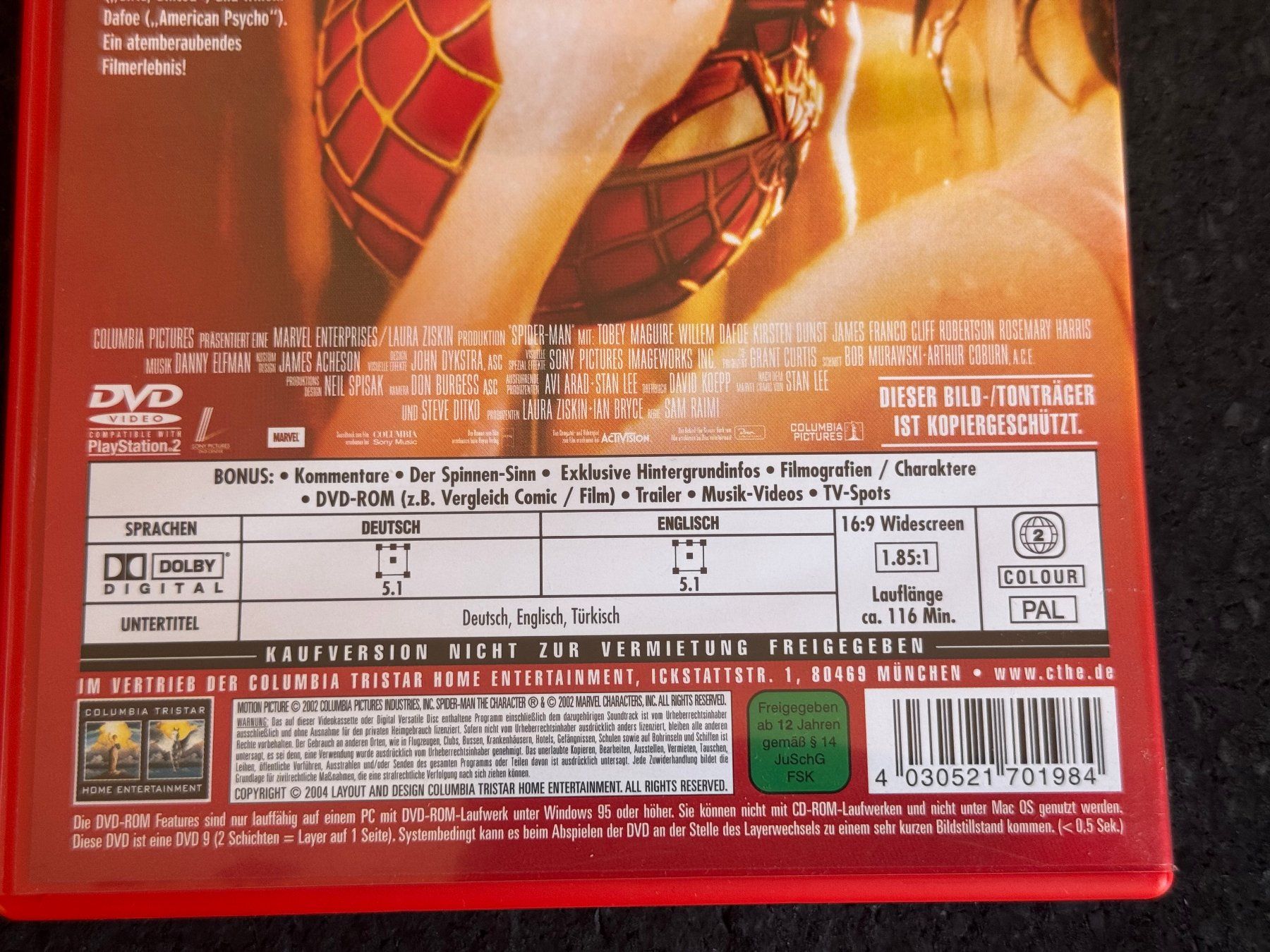 Alle DVDs: SPIDER-MAN DVD DE/EN – Gebraucht aus Fribourg von tschjoly 3