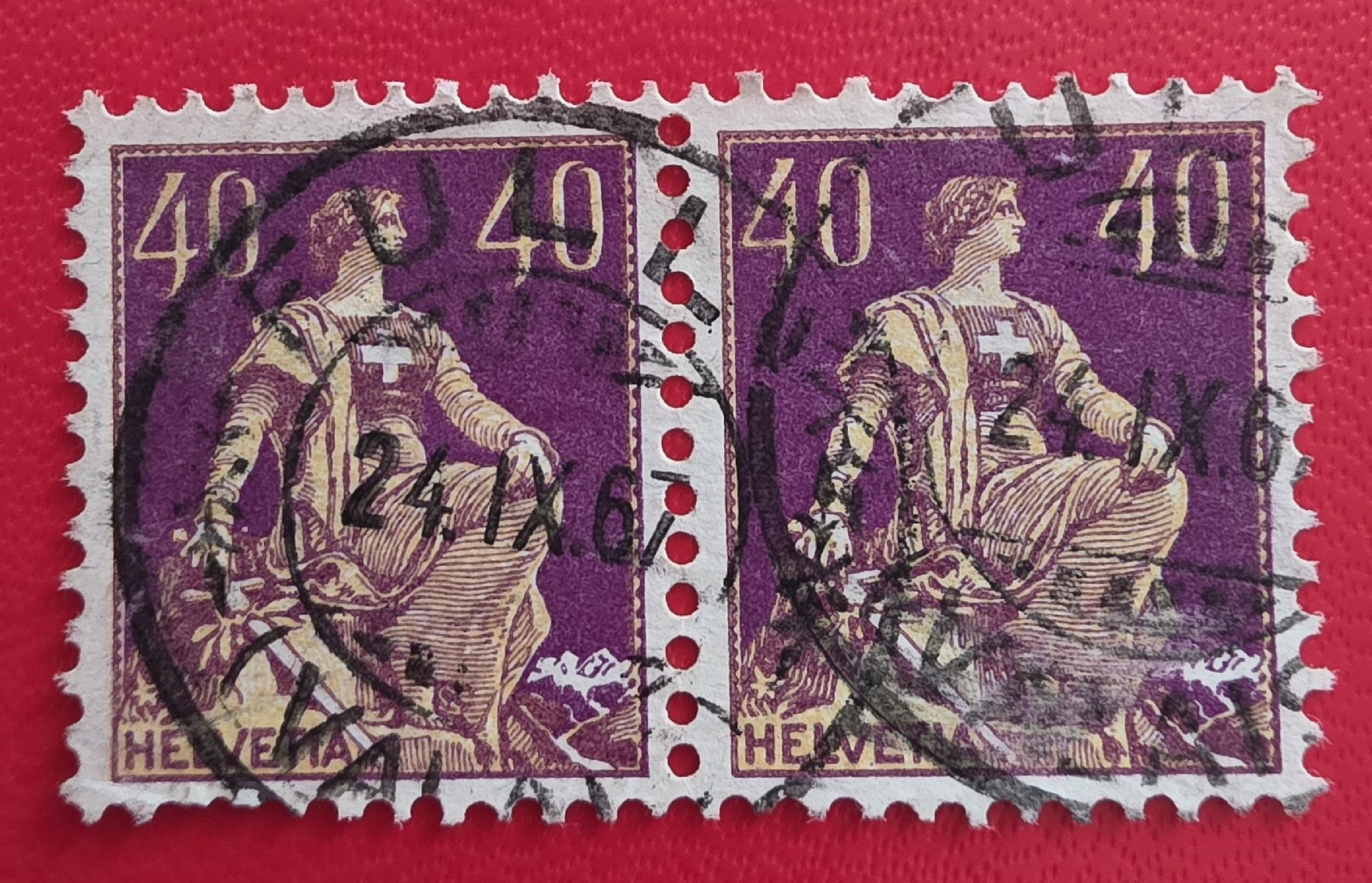 Tutti i francobolli: Helvetia mit Schwert 107 – Usato da Bern venduto da Kocholo