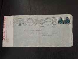 Zensur/Flugbrief Südafrika - Holderbank SO , 28.ll.1942