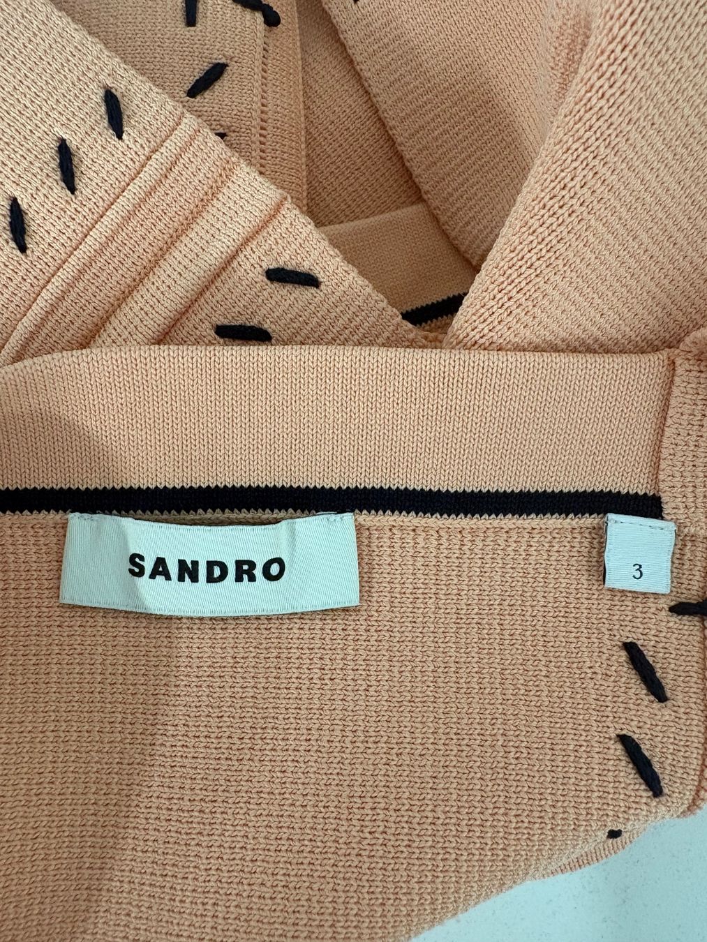 Sandro Top: Sandro Top Gr. 38 lachs rosa Feinstrick – Nuovo (secondo la descrizione) da Regensdorf venduto da secondchancefashion 5