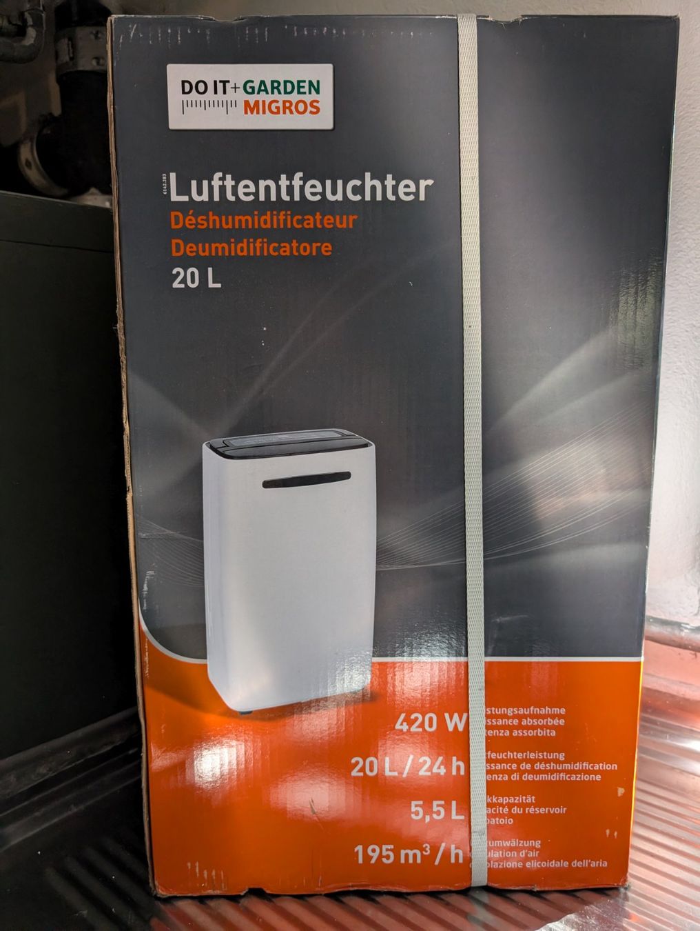 Deumidificatori: Déshumidificateur Do it + Garden 20 L  NEUF – Nuovo e nell'imballaggio originale da Petit-Lancy venduto da kine 1