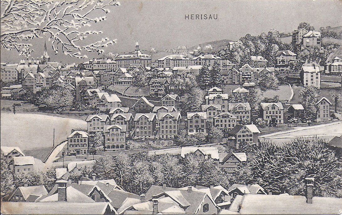 Cartes postales: HERISAU, en hiver – D'occasion à Les Verrières par Scampi0