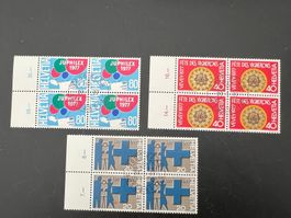 1977  Erstag gest.Viererblock mit Tab (K37)