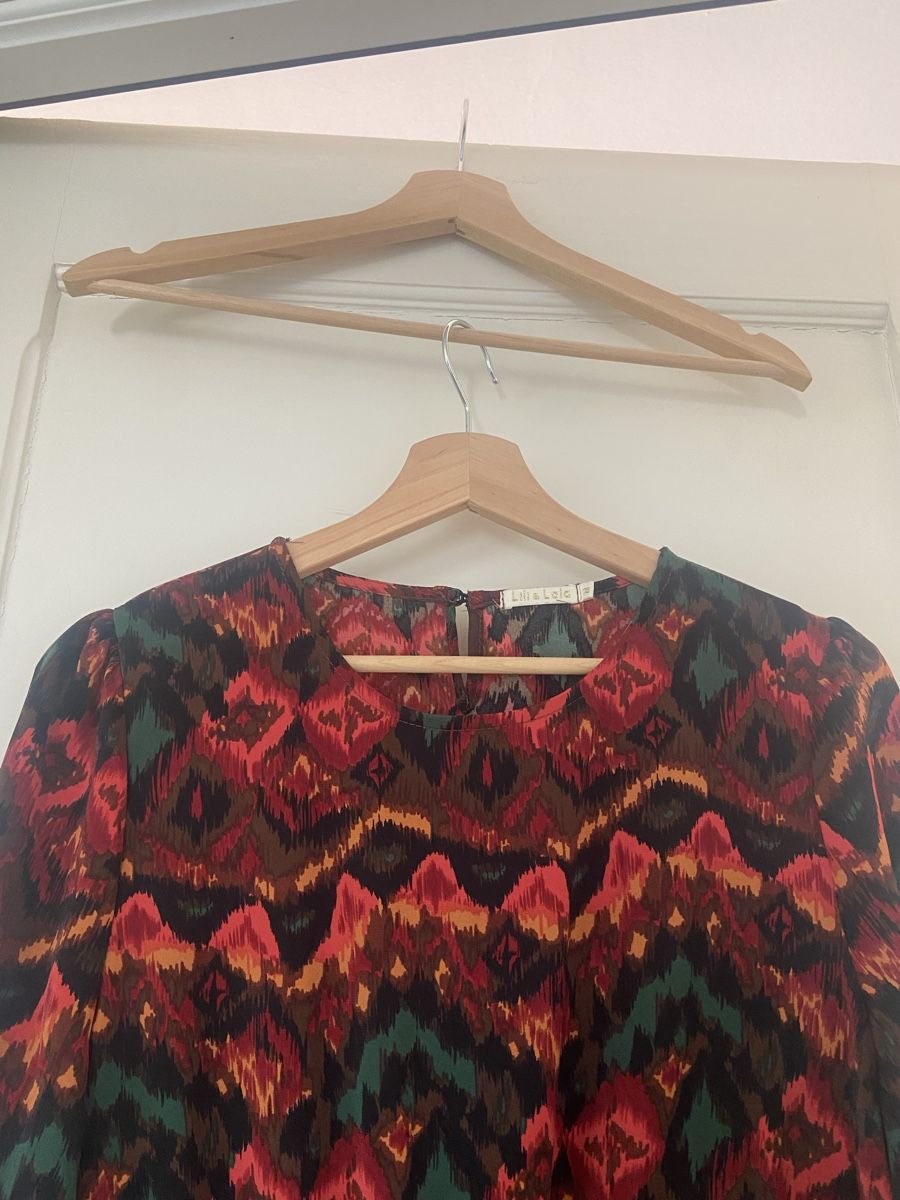 Vestiti: Kleid Lii&Lii gemustert mit Bindegurt, Grösse M – Usato da Bern venduto da rah_fpy5 3