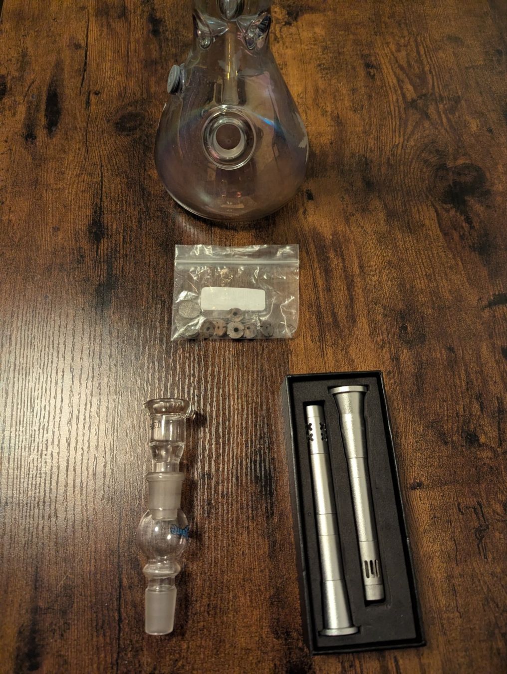 Narghilé: Black Leaf Ice Bong Komplettset – Usato da Basel venduto da TGrauw 1