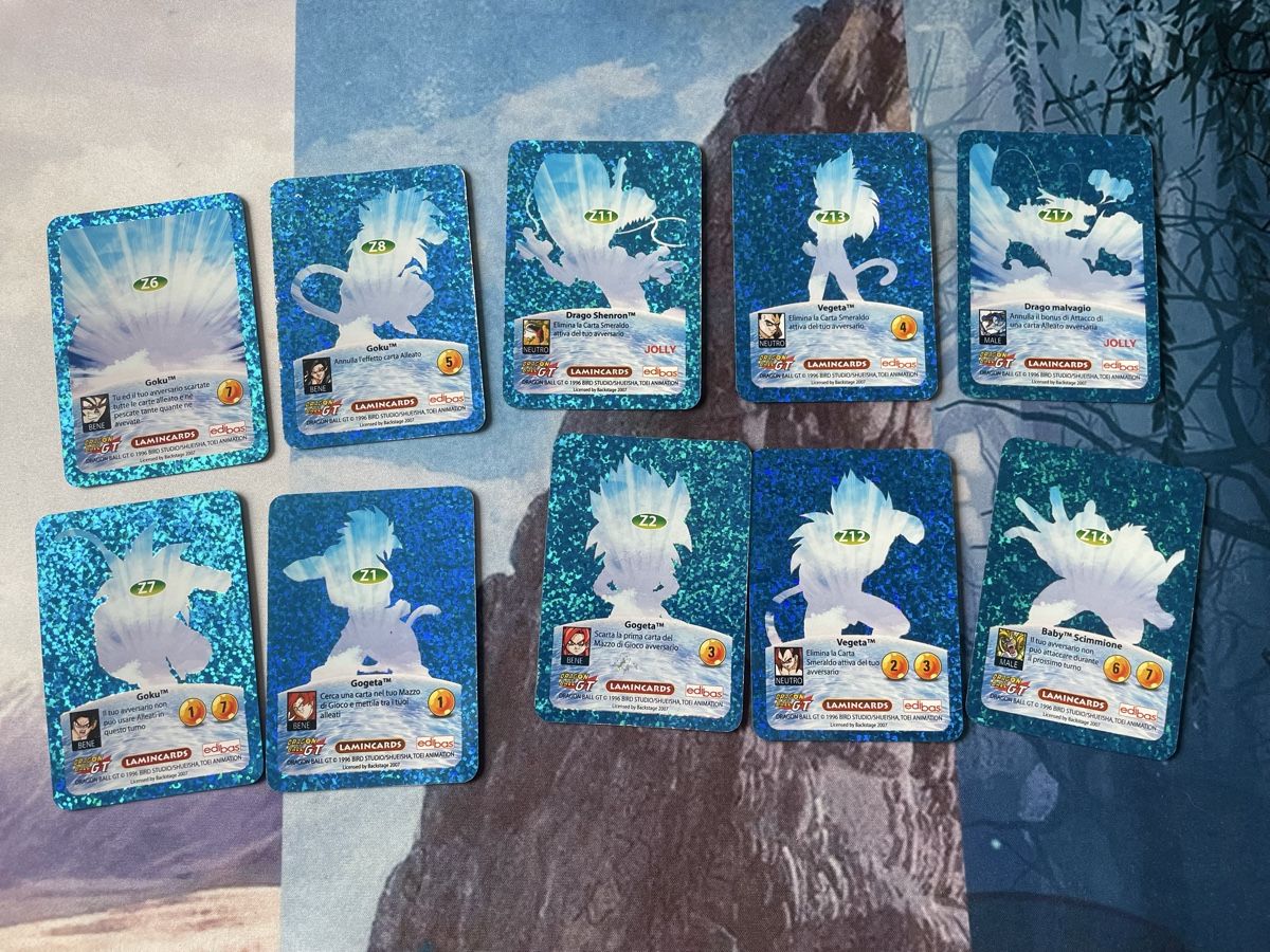 Cartoline: Carte Dragon Ball GT Lamincards – Usato da S. Pietro venduto da fil_yhb9 1