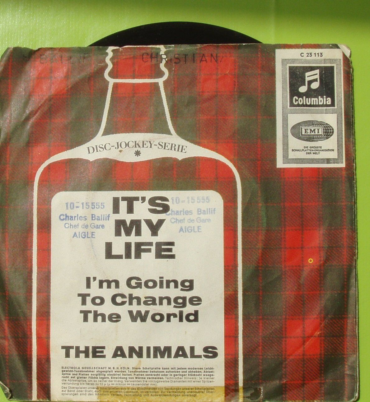 Dischi in vinile: ANIMALS it's my life – Usato da Boussens venduto da catfood01