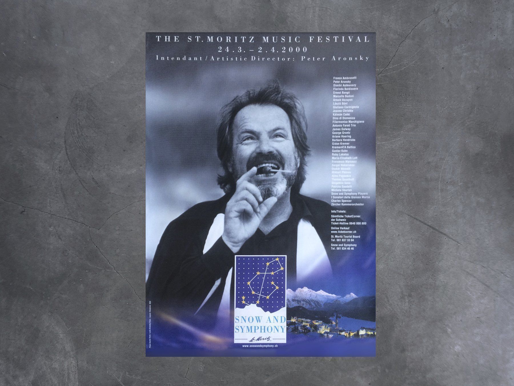 Foto & Immagini: Plakat Snow and Symphony, St.Moritz – Nuovo (secondo la descrizione) da Chur venduto da dr.retro