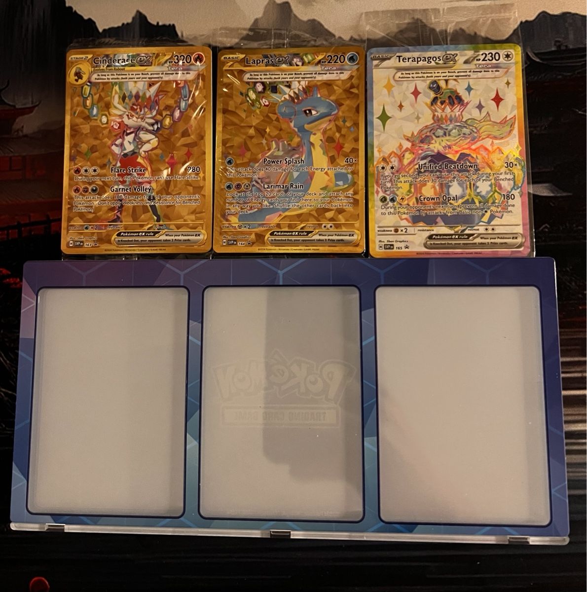 Pokémon Sammelbilder & Trading cards: Pokemon PROMO Cinderace, Lapras, Terapagos Gold Holo – Neu (gemäss Beschreibung) aus Thalwil von apudhelvetia
