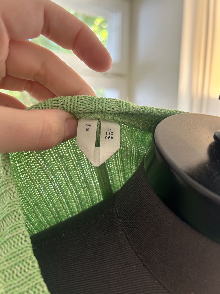 Arket Top: ARKET Damen Pullover grün, gerippt, Grösse M – Nuovo (secondo la descrizione) da Zürich venduto da Seraphine_1302 1