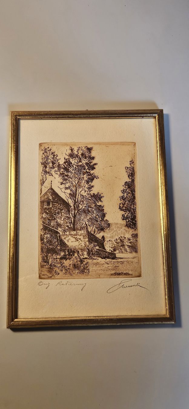 Poster & Bilder: 2 Original Radierungen Solothurn, Messerli – Gebraucht aus Belp von Ginus85 1