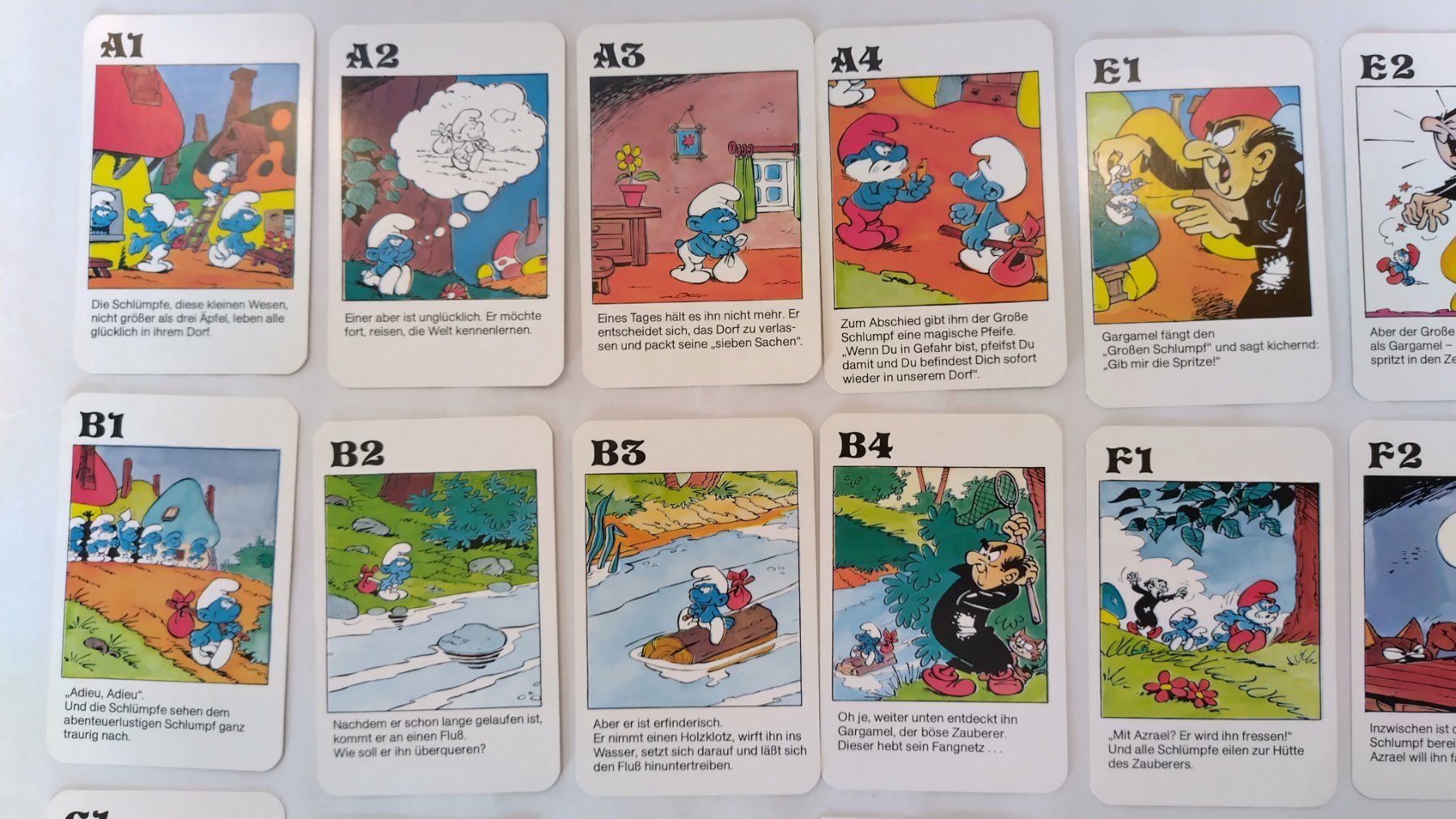 Giochi: Schlümpfe Quartett ab Fr. 4.- / 32 Karten – Usato da Bellach venduto da JingleJerry 3
