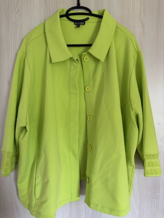 Kenny S. Jacke, Gr. 50, Neongelb, Mesh-Ärmel, neu
