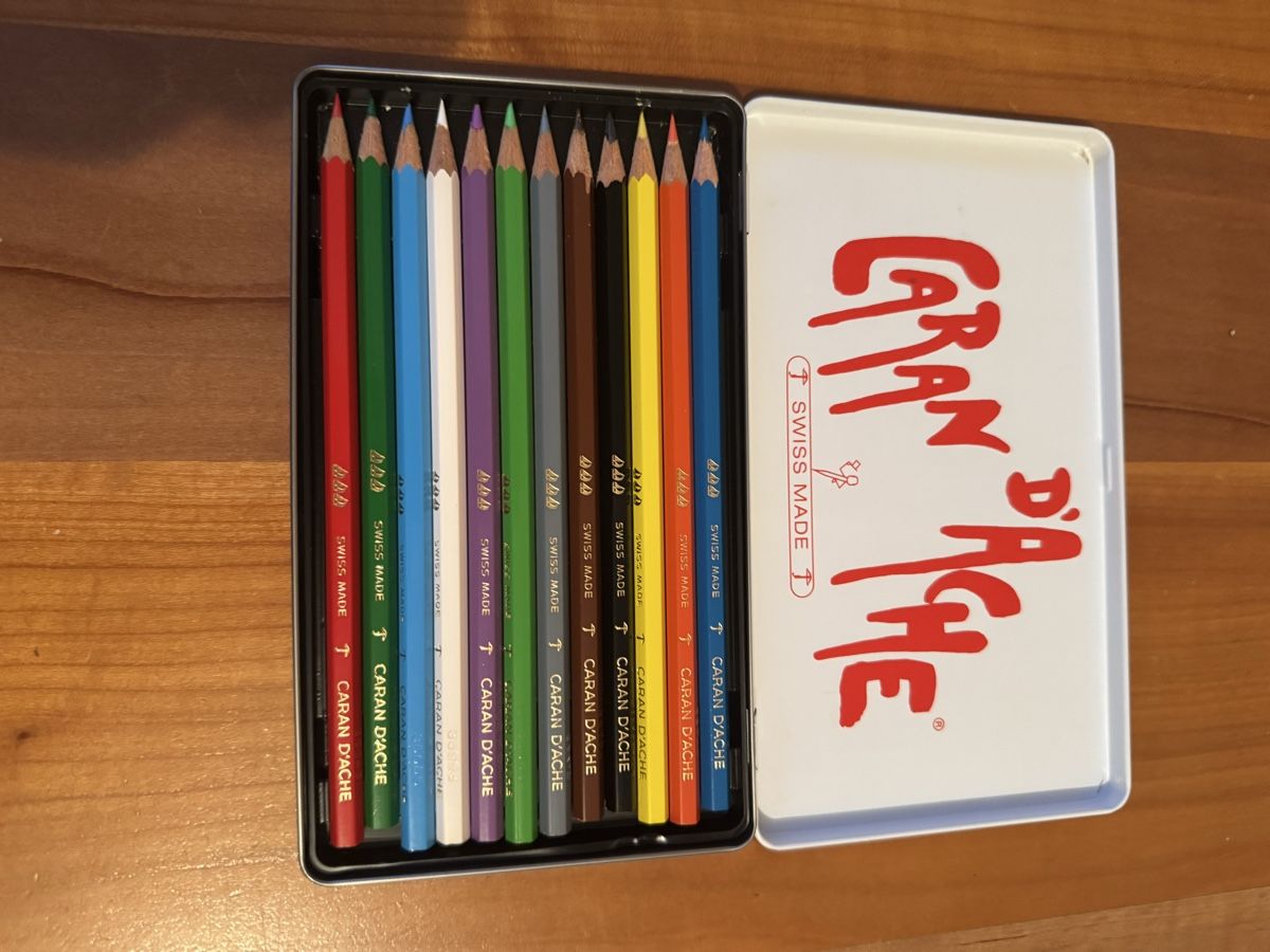Caran D'Ache Penna & Evidenziatori: Caran d‘ Ache Farbstiffte – Usato da Frick venduto da nannali98 1