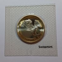 10 Franken Gedenkmünze STGL 2008 "Steinadler" NEU!