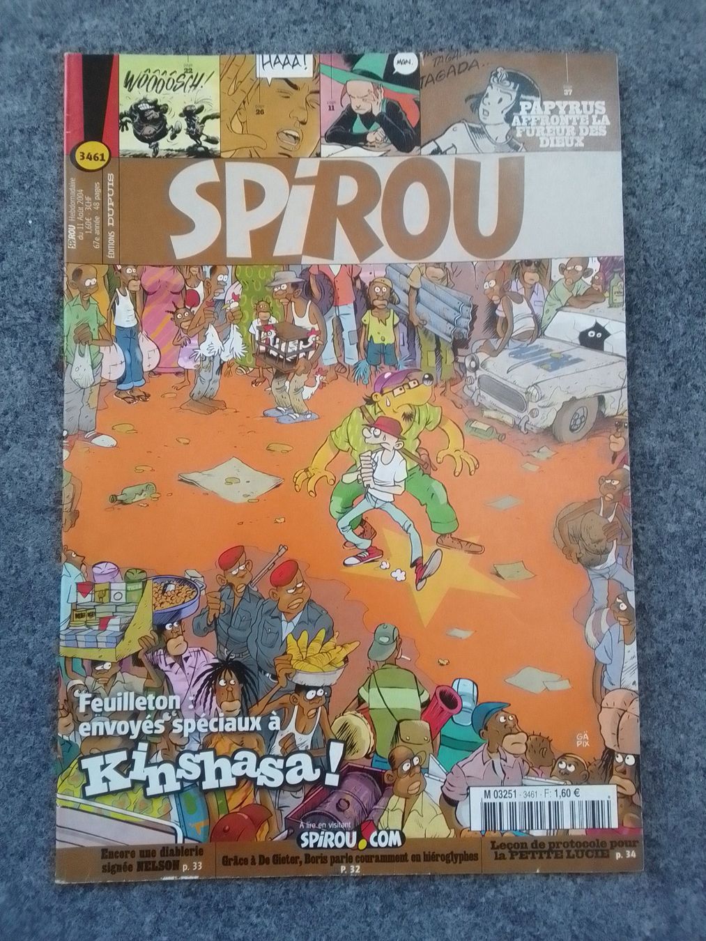 BD: Spirou KINSHASA! 3461 – D'occasion à Préverenges par gga_f9hf