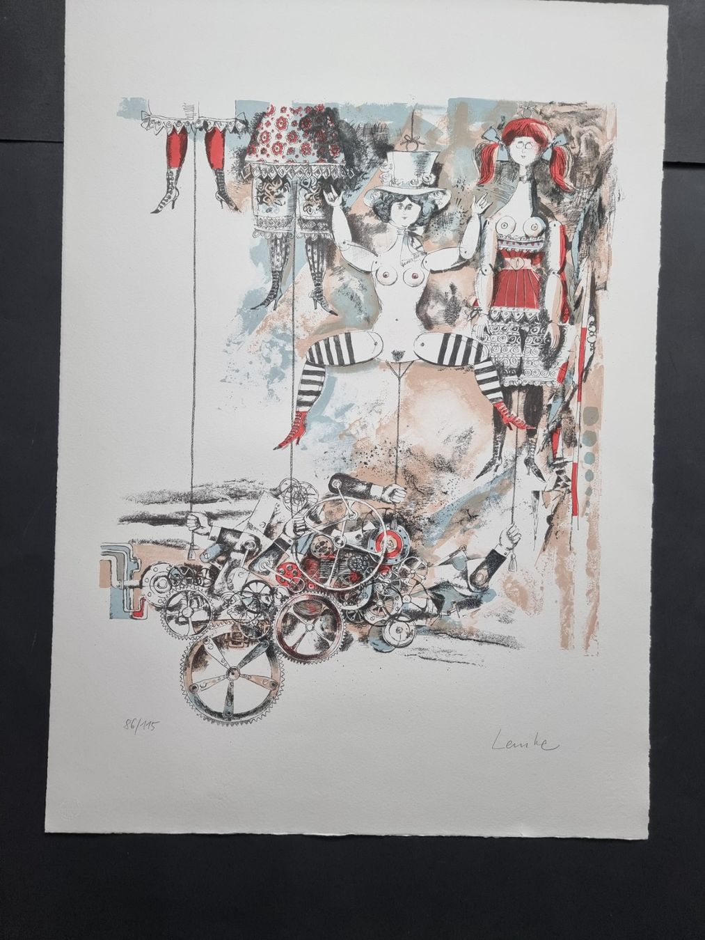 Grafiken & Lithographien: HORST LEMKE LITHORAPHIE SINIERT NUMMERIERT – Gebraucht aus Gersau von grafik-kunst 4