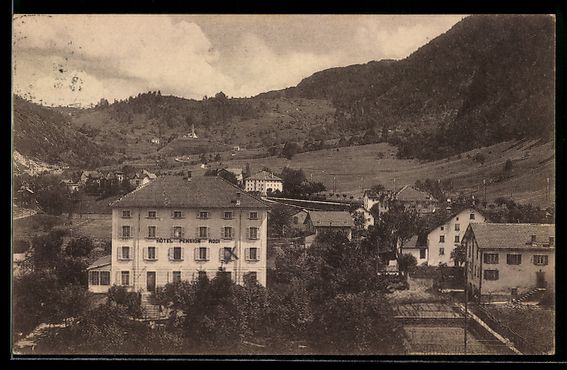 Cartoline postali: AK Rodi, Hotel Pension Rodi – Usato da Berlin venduto da bartko-reher