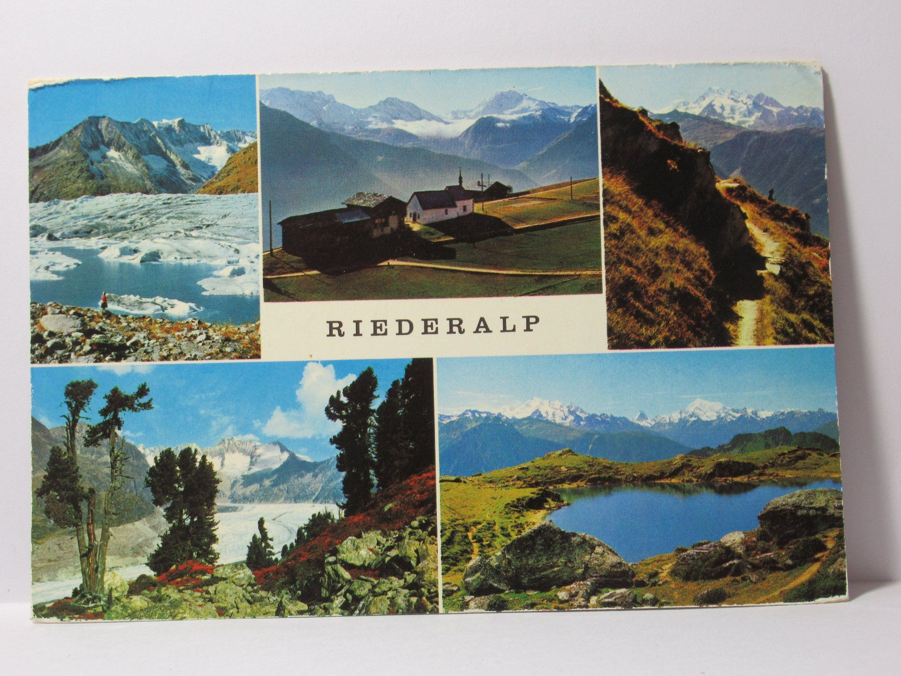 Cartoline postali: Riederalp , Kirche 1965 – Usato da Grenchen venduto da Bluemchen1900 1
