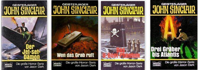 Livres: JOHN SINCLAIR (4Taschenbücher) – D'occasion à Stehrenberg par AB-C