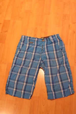 türkis karierte Bermudas 176 Jungen