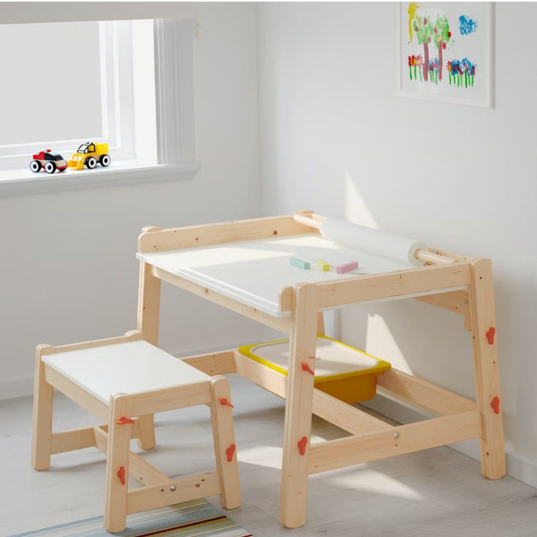 Ikea Scrivanie: Flisat Kinderschreibtisch – Nuovo (secondo la descrizione) da Dättwil AG venduto da dia_6cbv 3