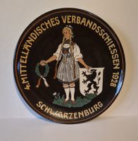 Antiker Schützenteller - Schwarzenburg 1928 - Steffisburg