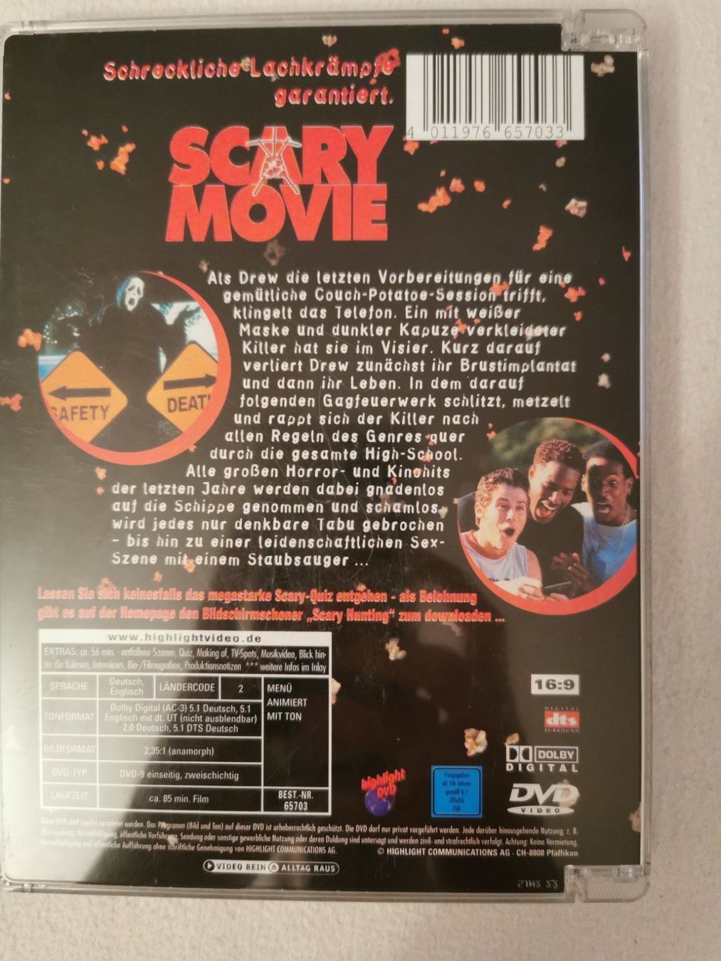 Tutti i DVDs: DVD Scary Movie – Usato da Wimmis venduto da hawaiiblume 1