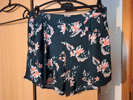 Short a fleur vert 