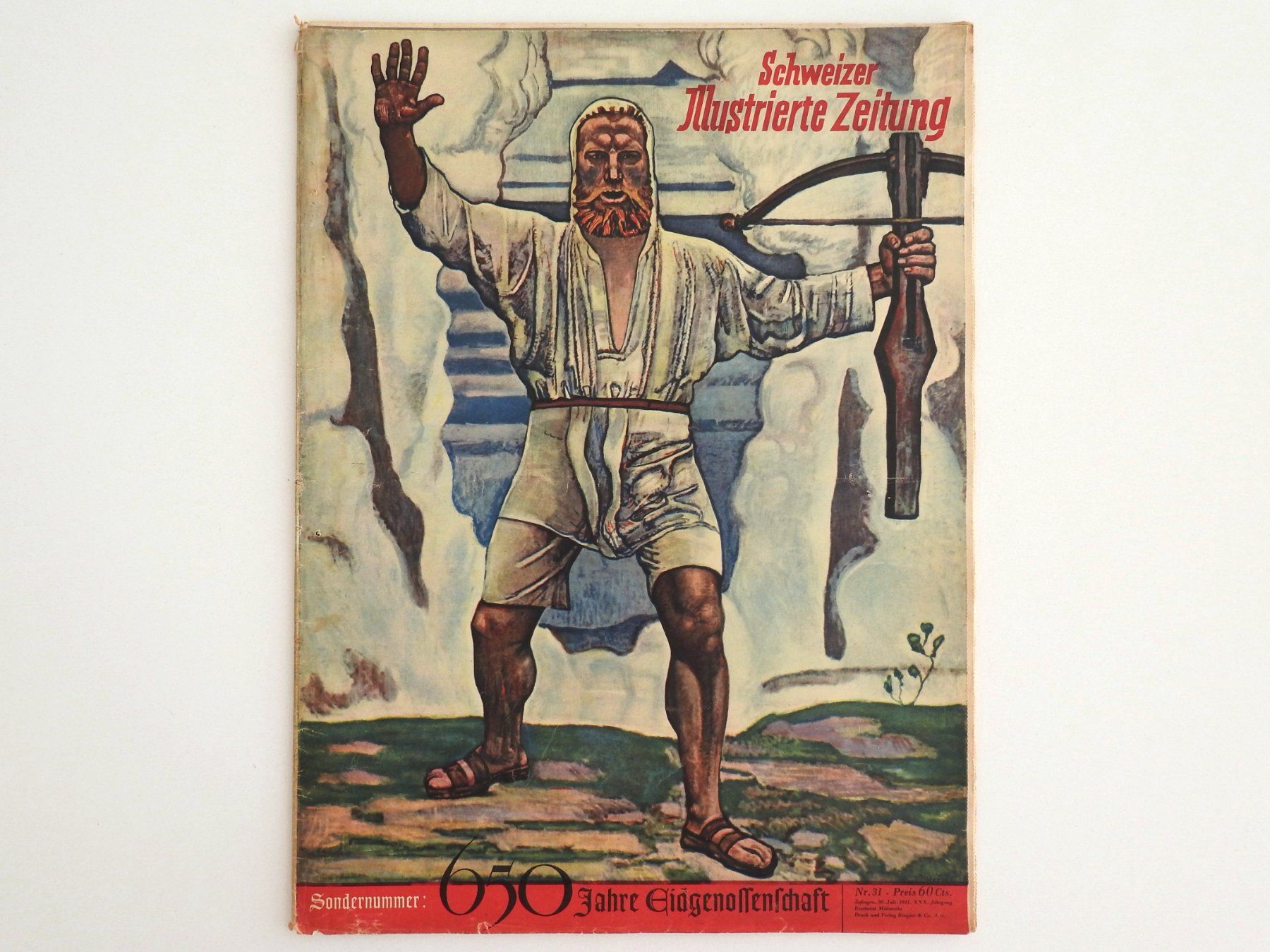 Riviste & Magazine: Schweizer Illustrierte Zeitung, 1941, 650 Jahre Eidgenossen. – Usato da Büttenhardt venduto da LexyMara