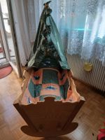 Wunderschöne Babywiege aus Massivholz mit Himmel