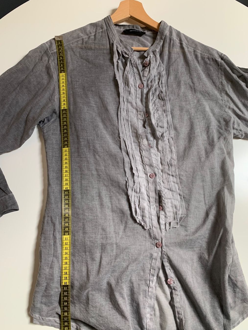 Camicette: Camicia cotone grigia tg 42 Italiana – Usato da Bellinzona venduto da rob_d6fz 1